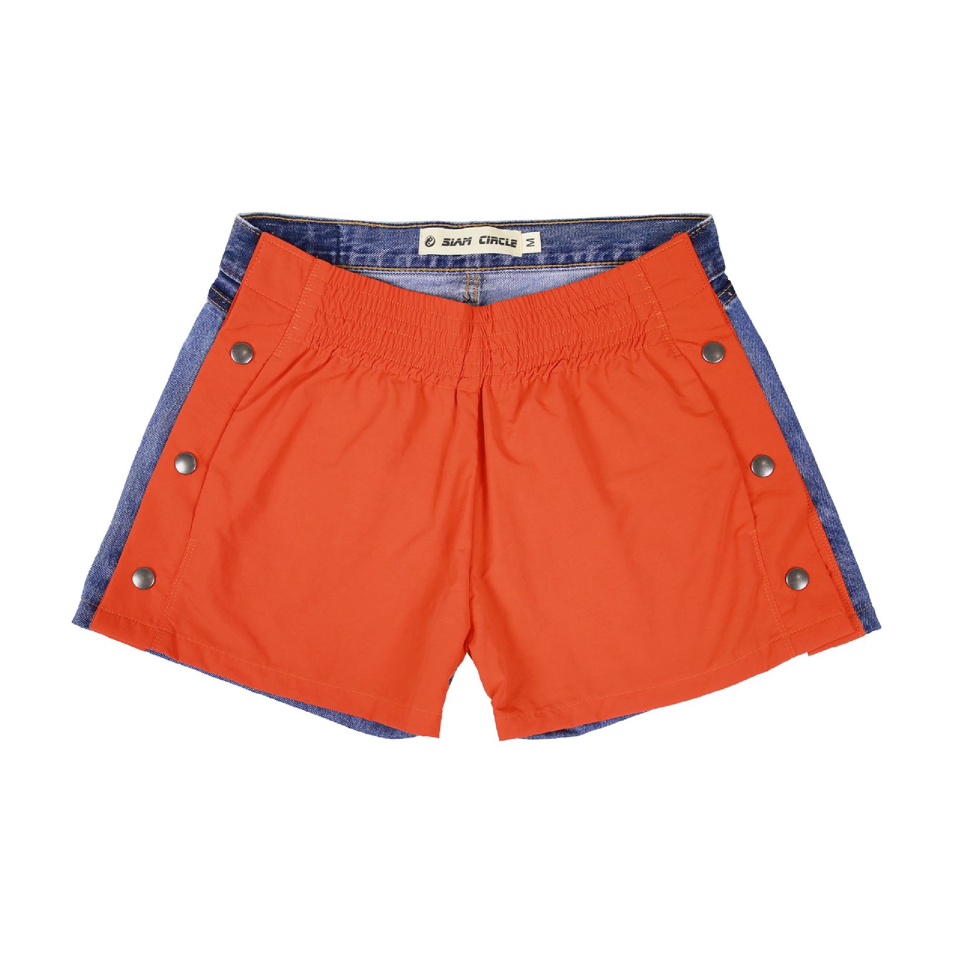 MT Button Orange Shorts