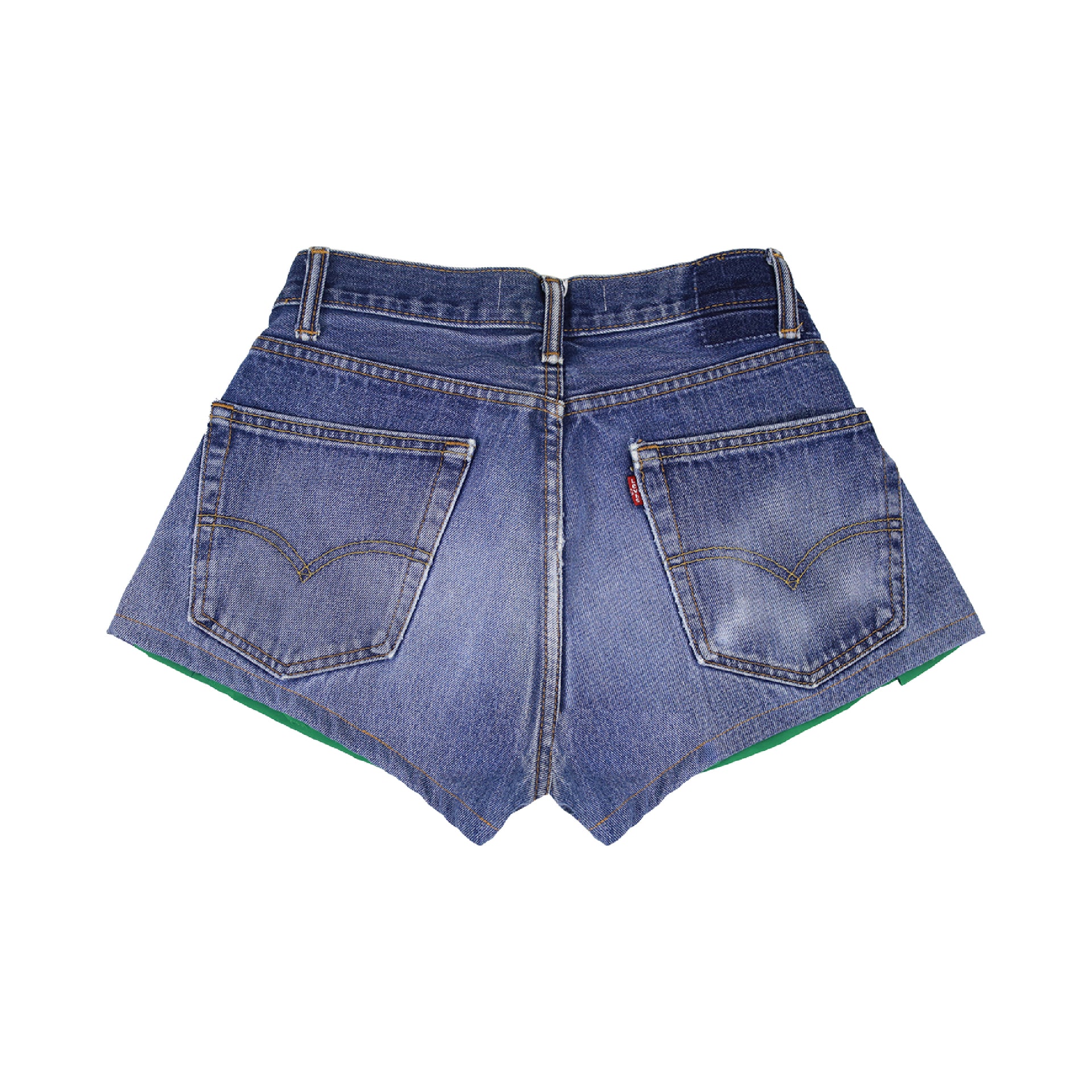 MT Button Green Shorts