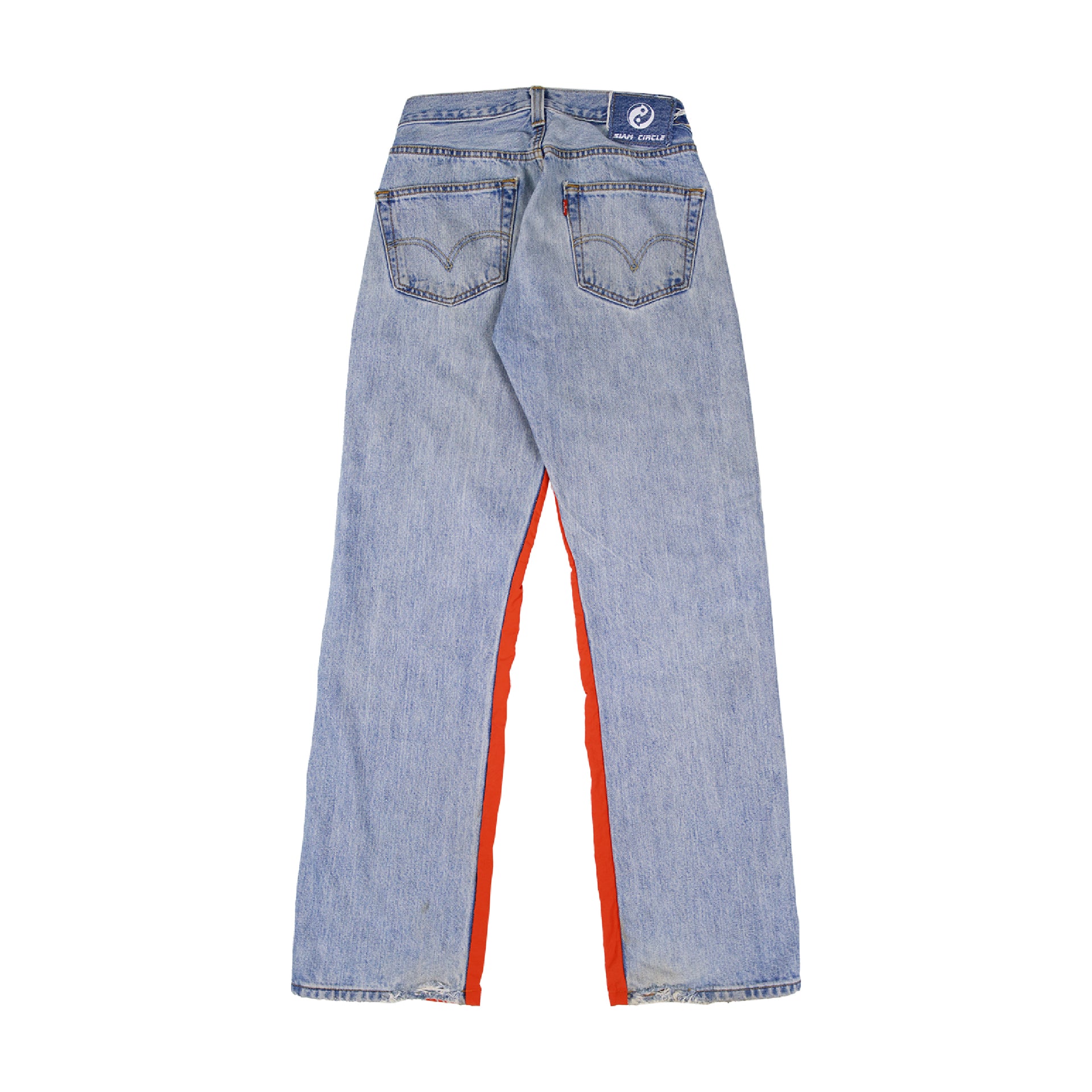 MT Button Orange Jeans