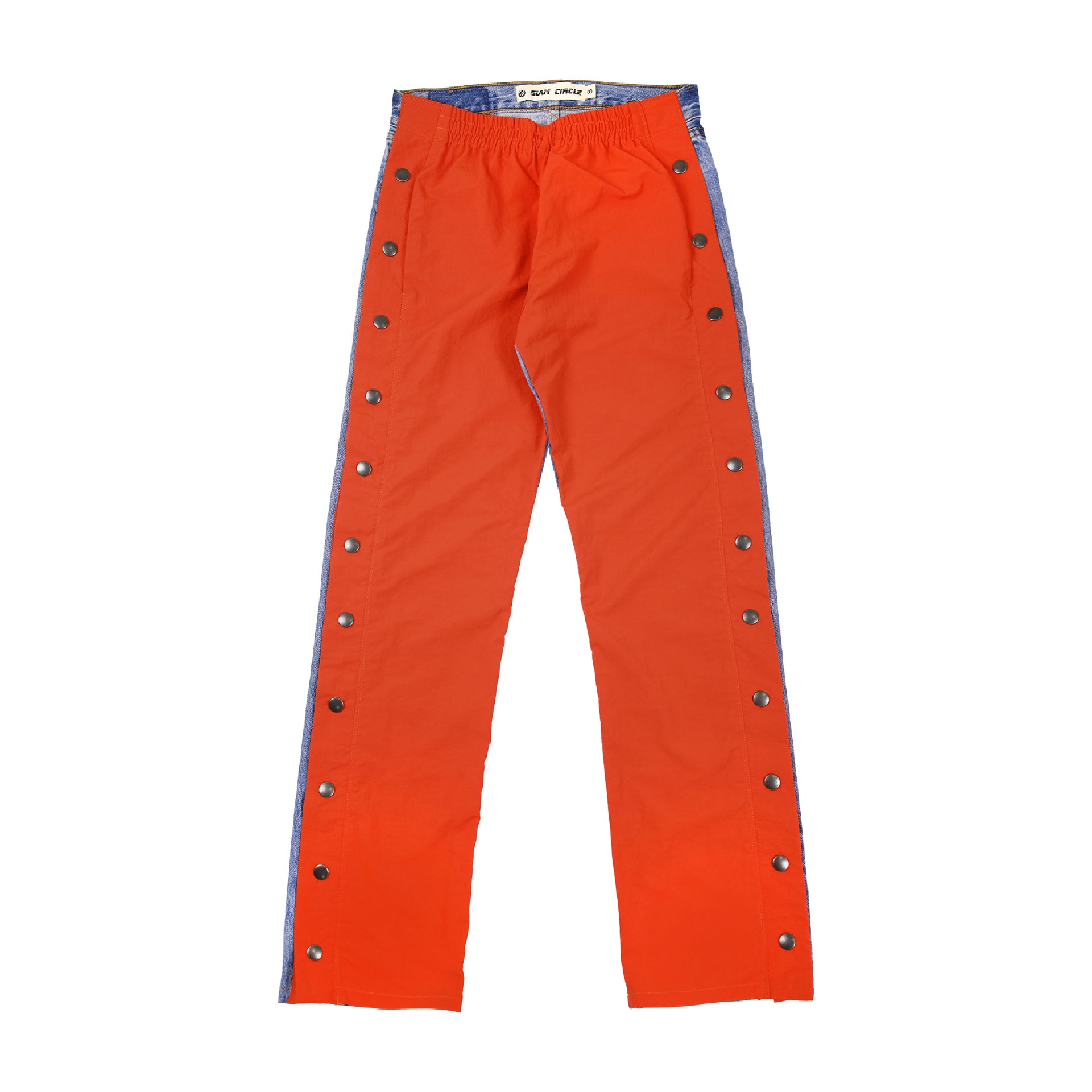 MT Button Orange Jeans