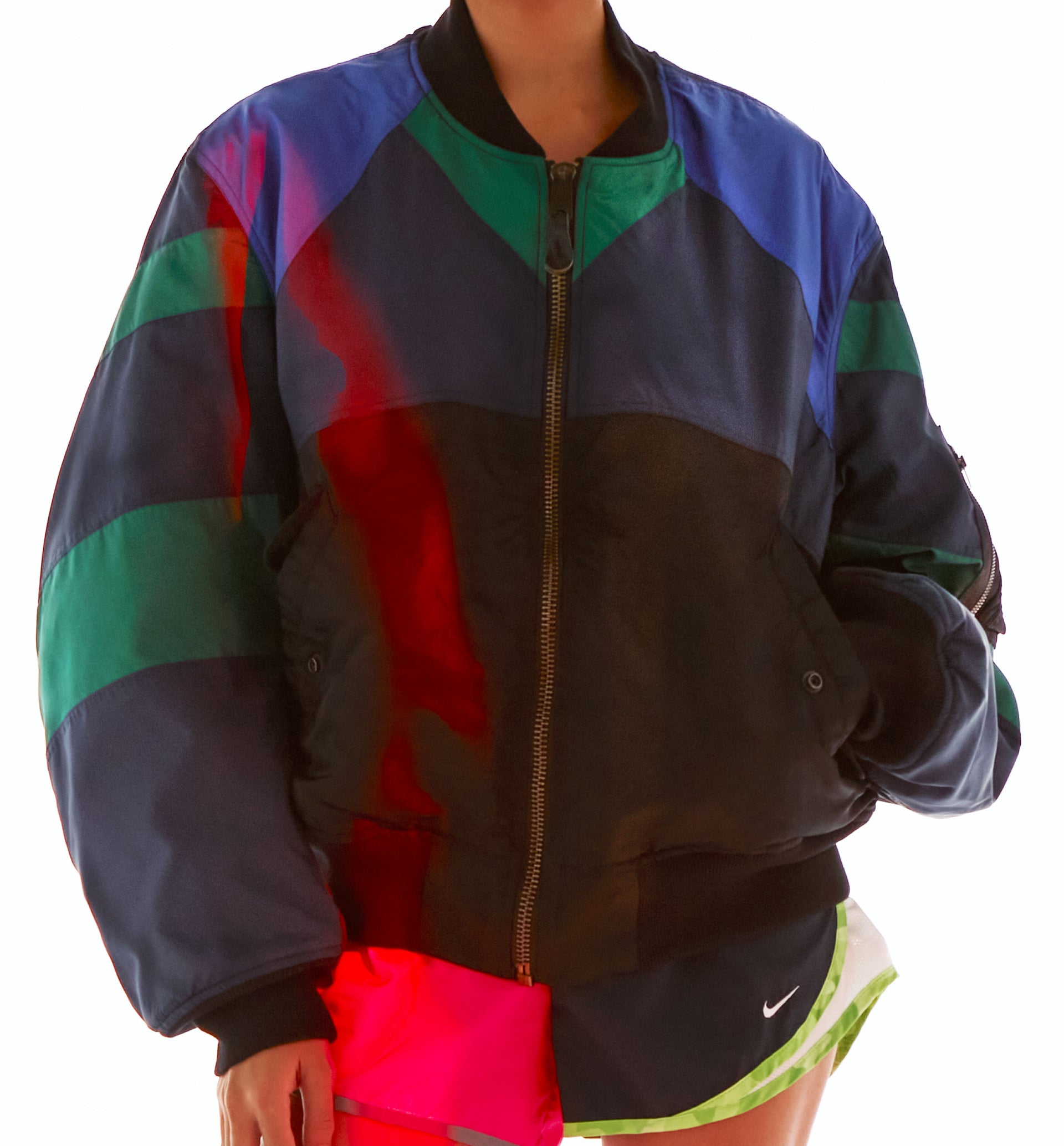 Upcycled DCO Bomber Jacket Green