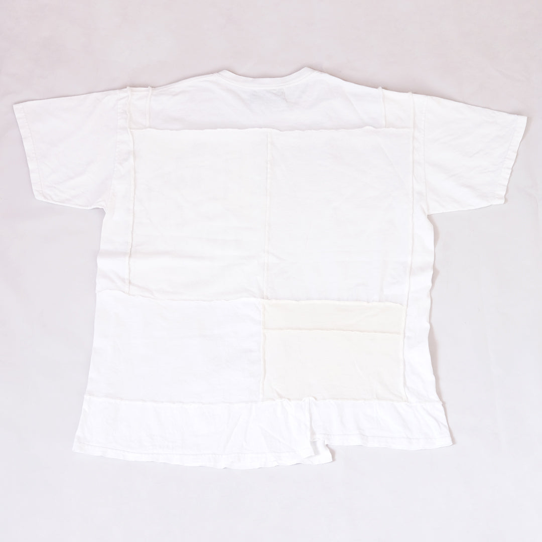 Multi Patchwork White T