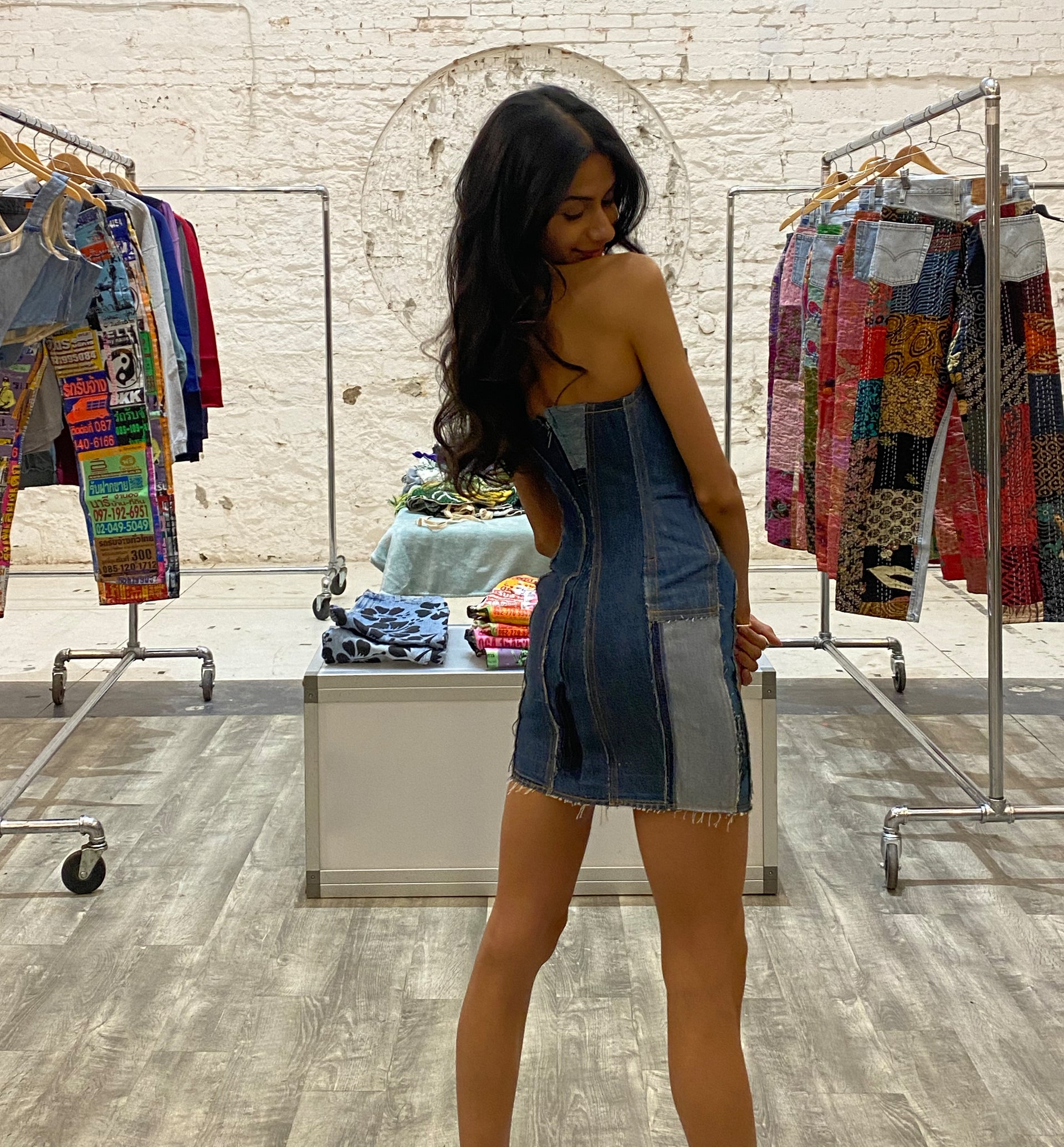 Denim Corset Dress