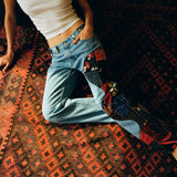 Red Katha Wave Jeans