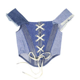 Denim Corset