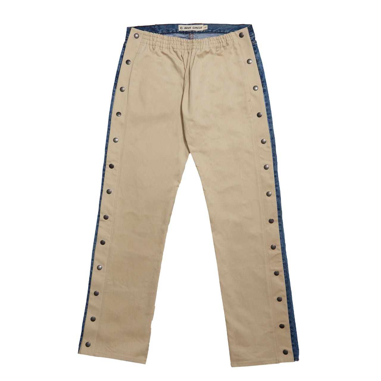 Khaki Snap Jeans