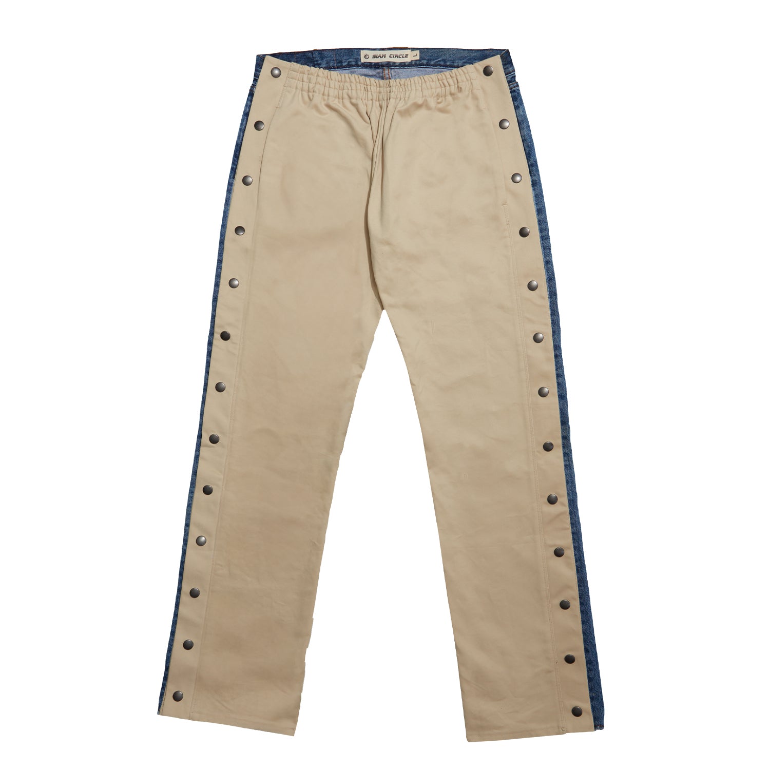 Khaki Snap Jeans