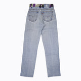 Camo Jeans Front Purple