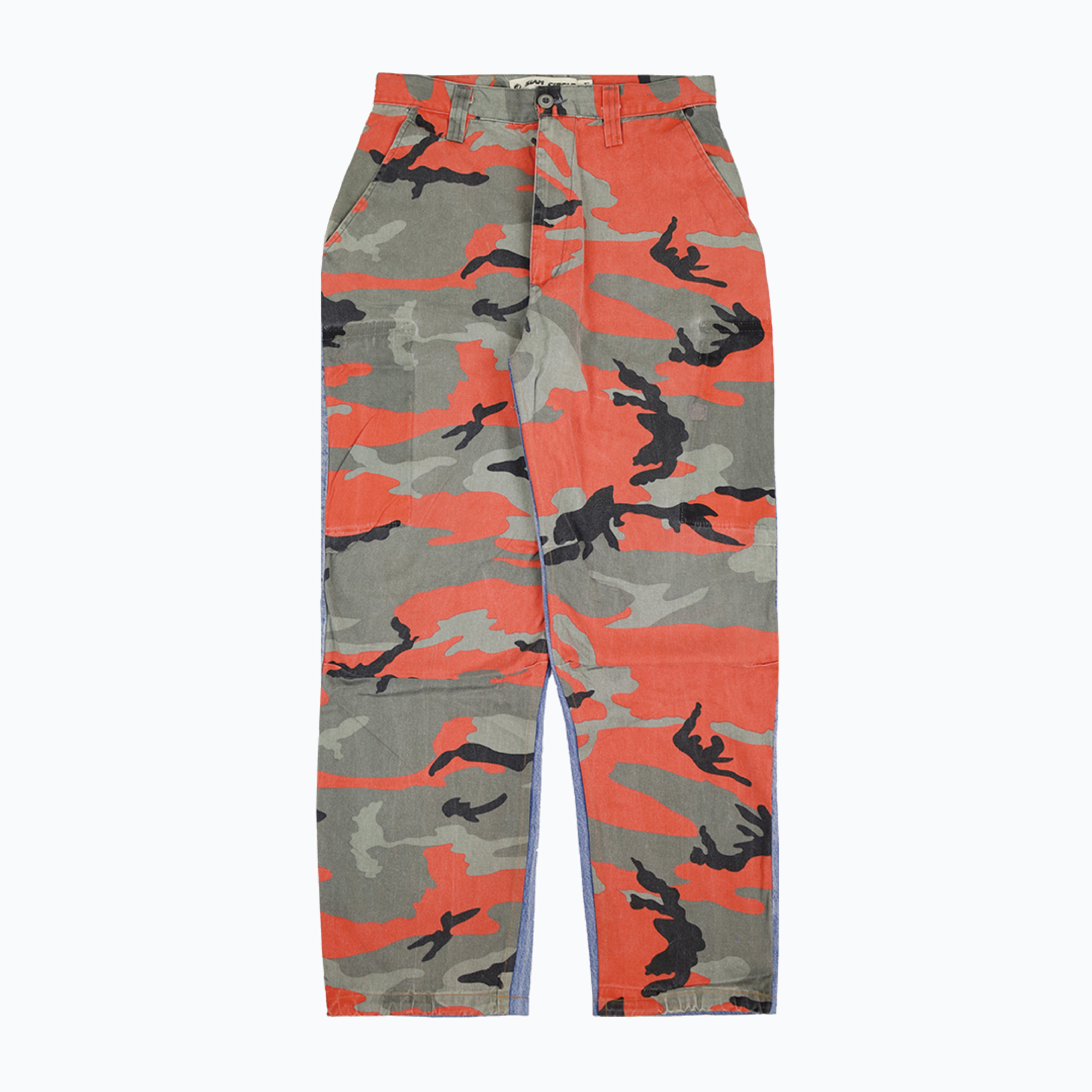 Camo best sale jeans orange