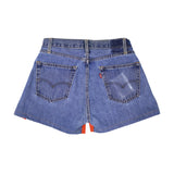 MT Button Orange Shorts