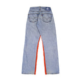 MT Button Orange Jeans