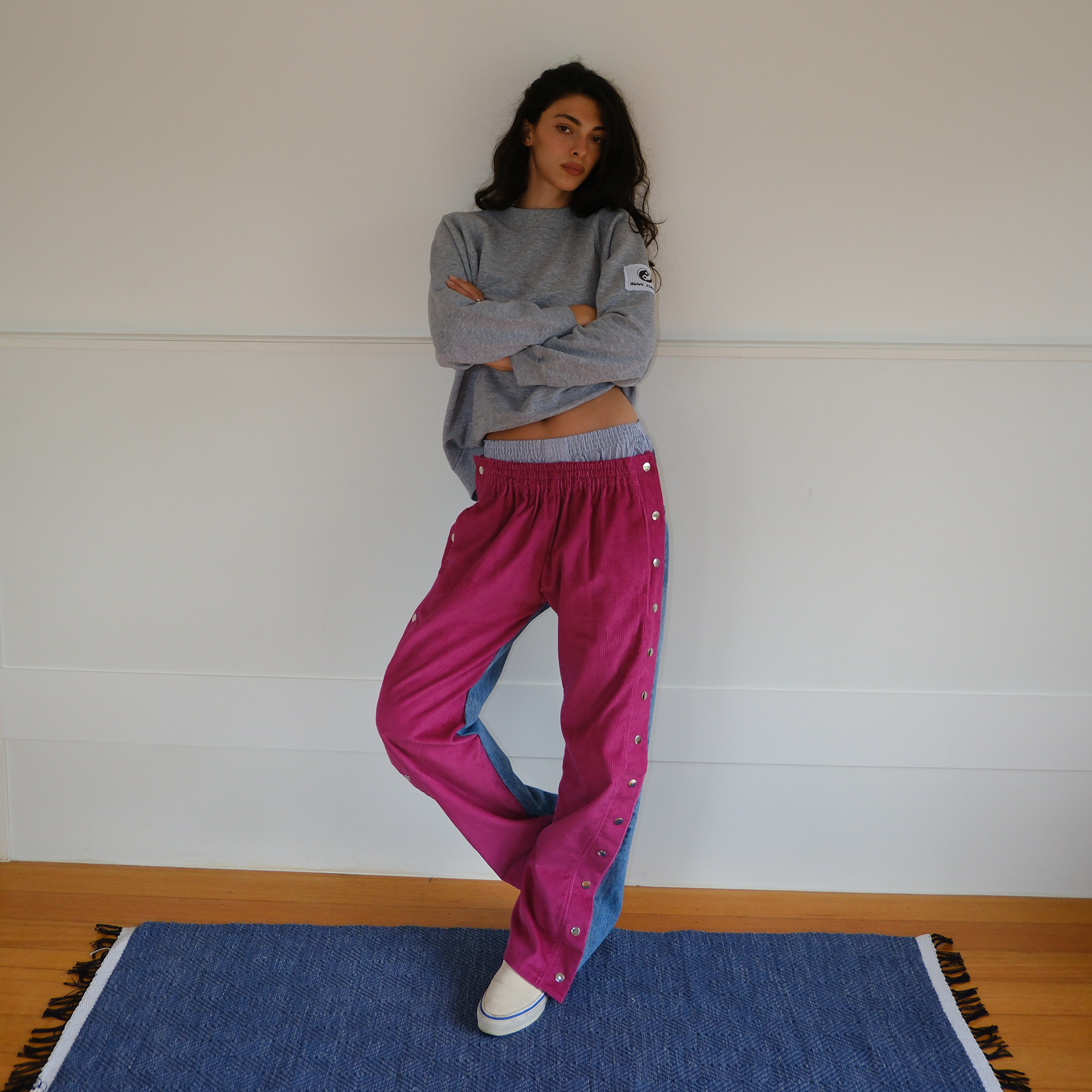 Corduroy Snap Jeans