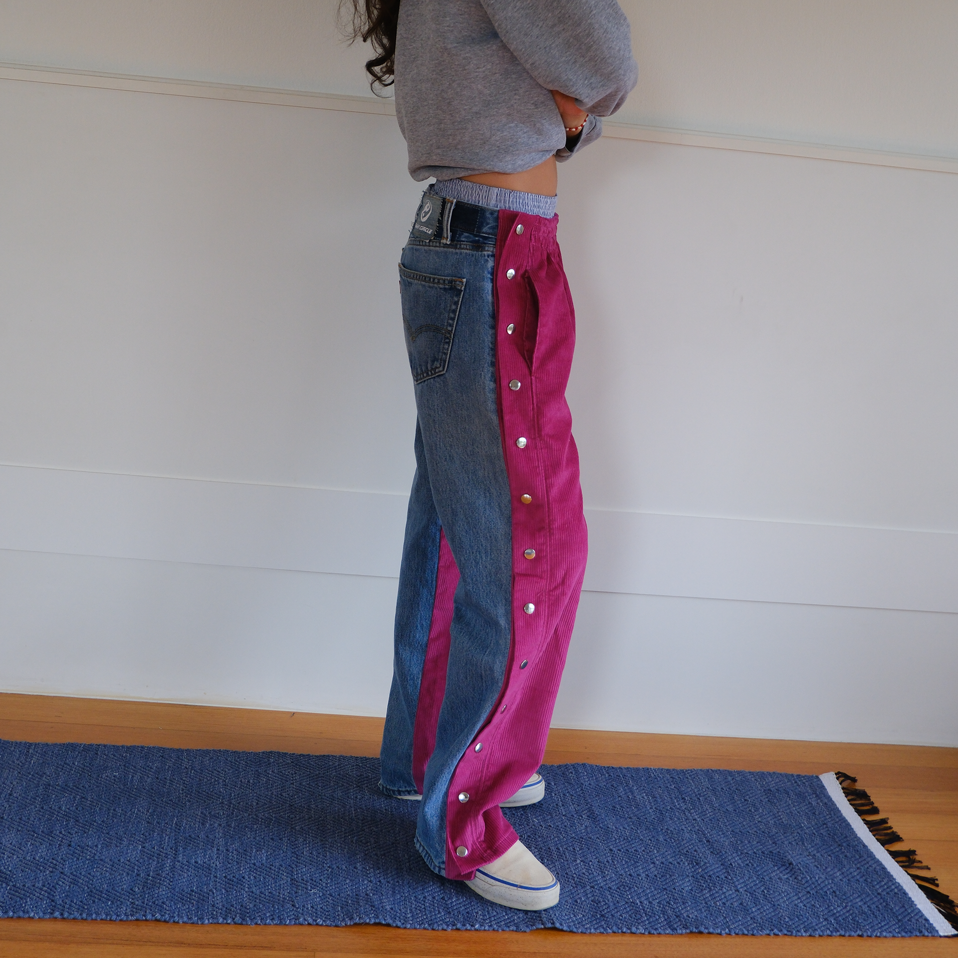Corduroy Snap Jeans