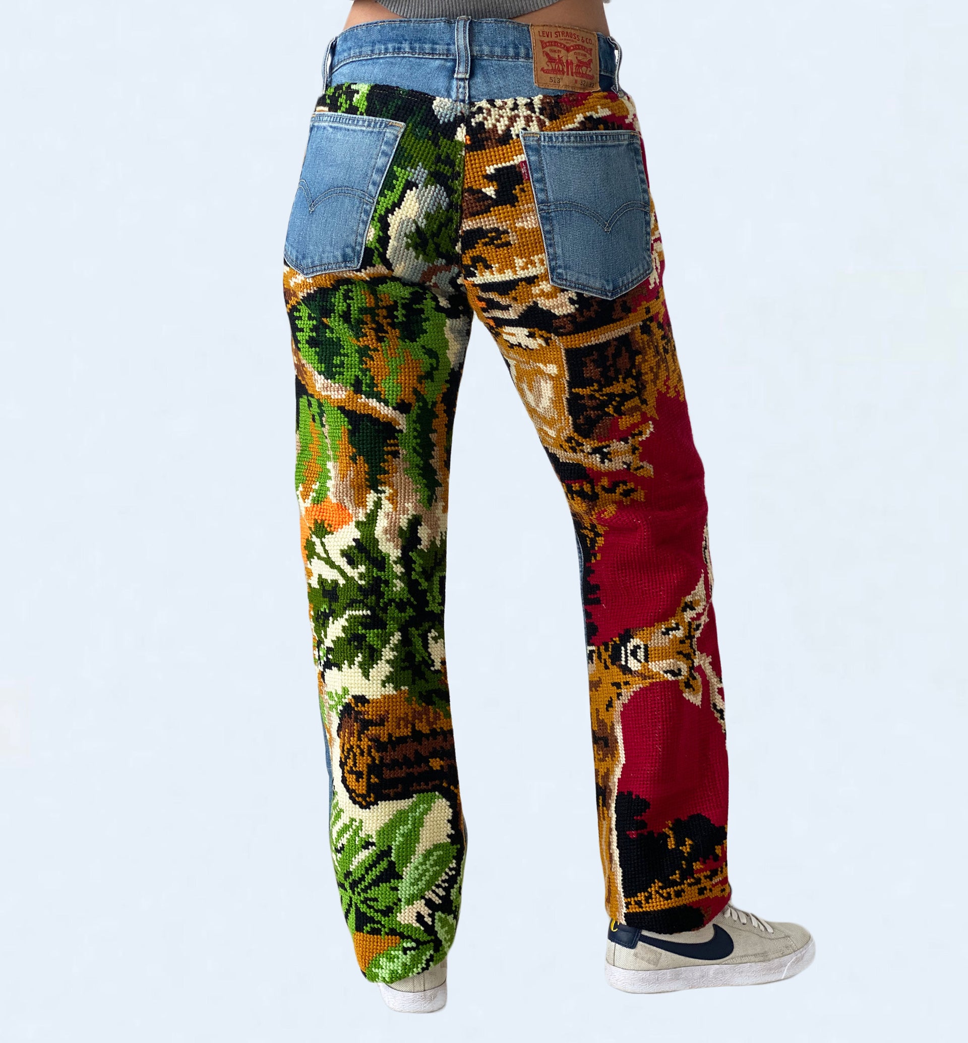 Cervo Embroidery Jeans
