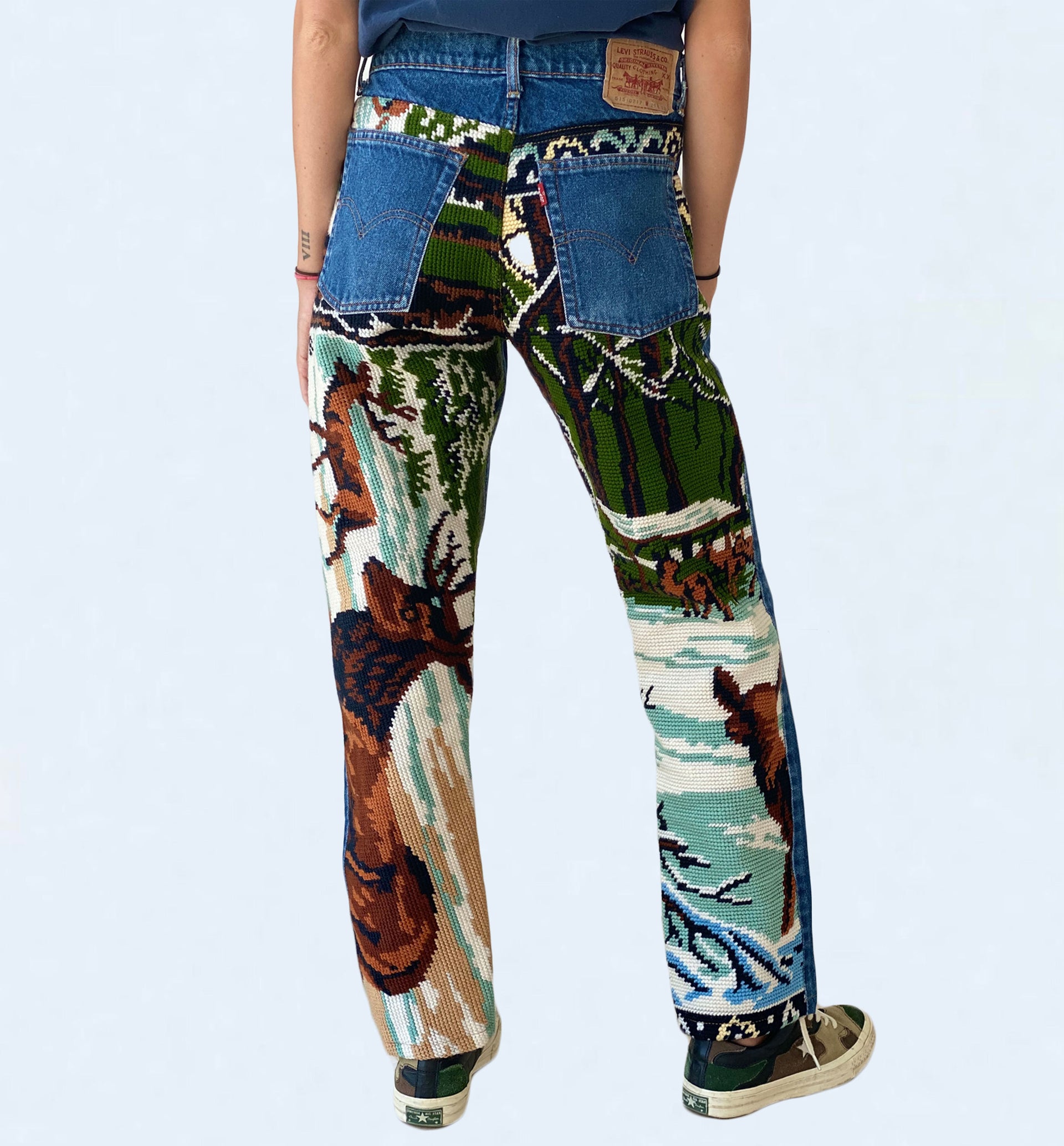 Bambi Embroidery Jeans