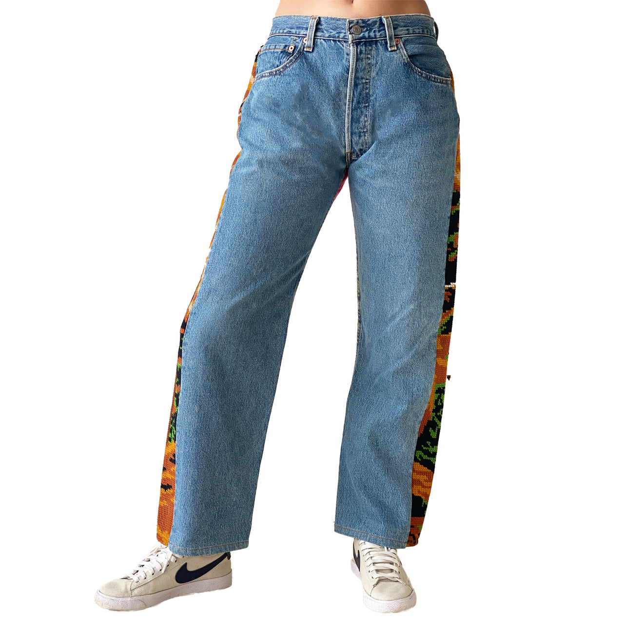 Horse Embroidery Jeans