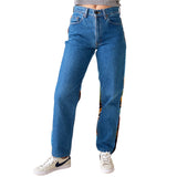 Tiger Embroidery Jeans