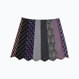 Neck Tie Blue Skirt