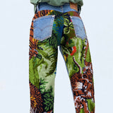 Tiger 2 Embroidery Jeans